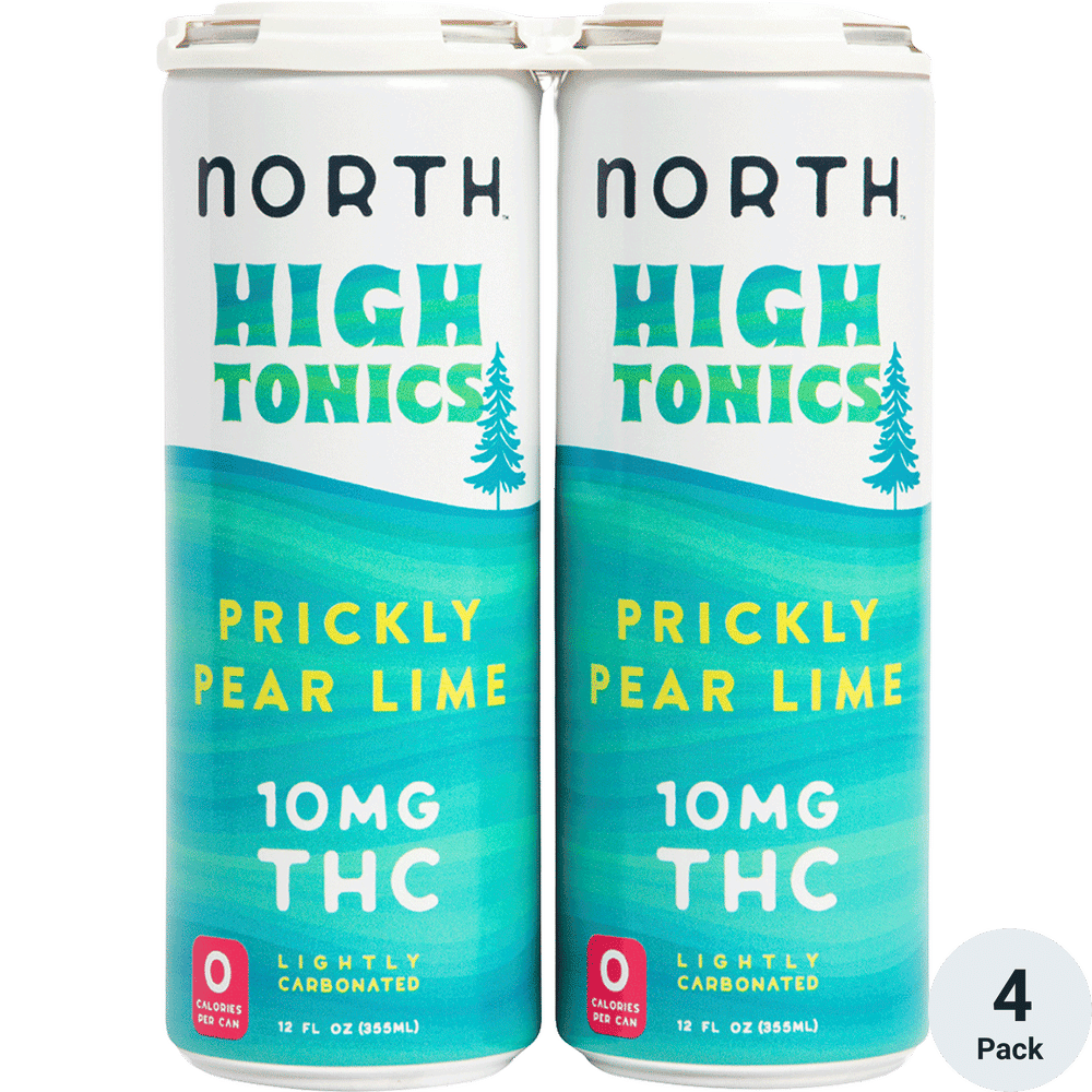 High Tonics THC 10mg Prickly Pear Lime Seltzer