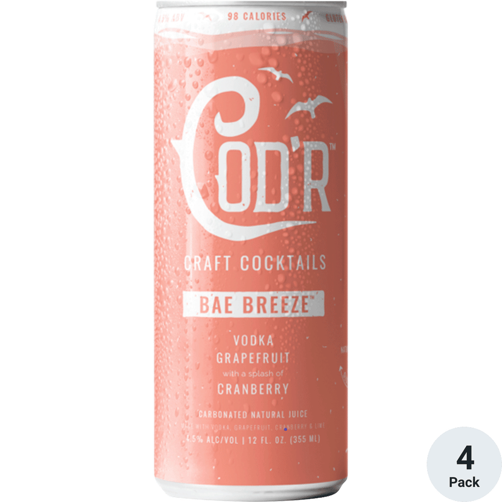 Cape Cod'r Craft Cocktails Bae Breeze Total Wine & More