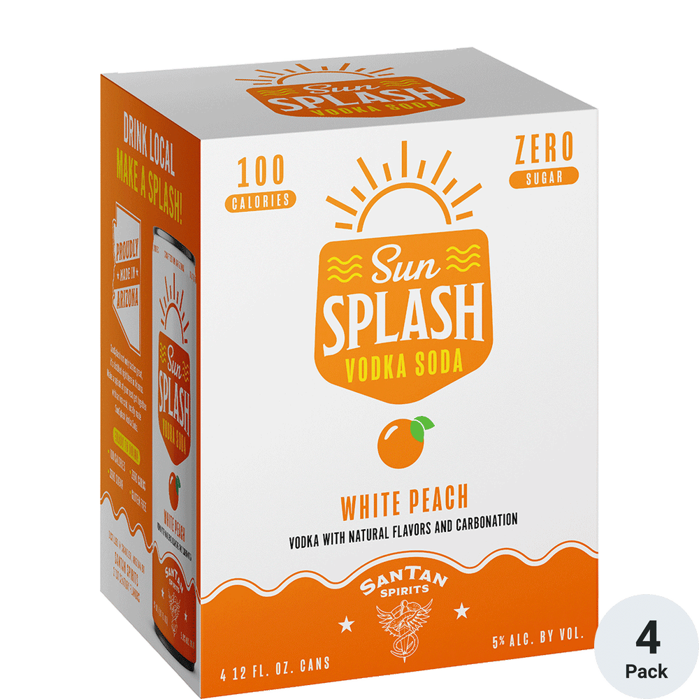 Sun Splash Peach Vodka Soda Total Wine & More