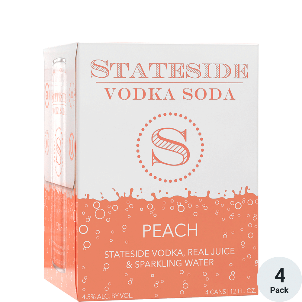 Stateside Peach Vodka Soda Total Wine & More