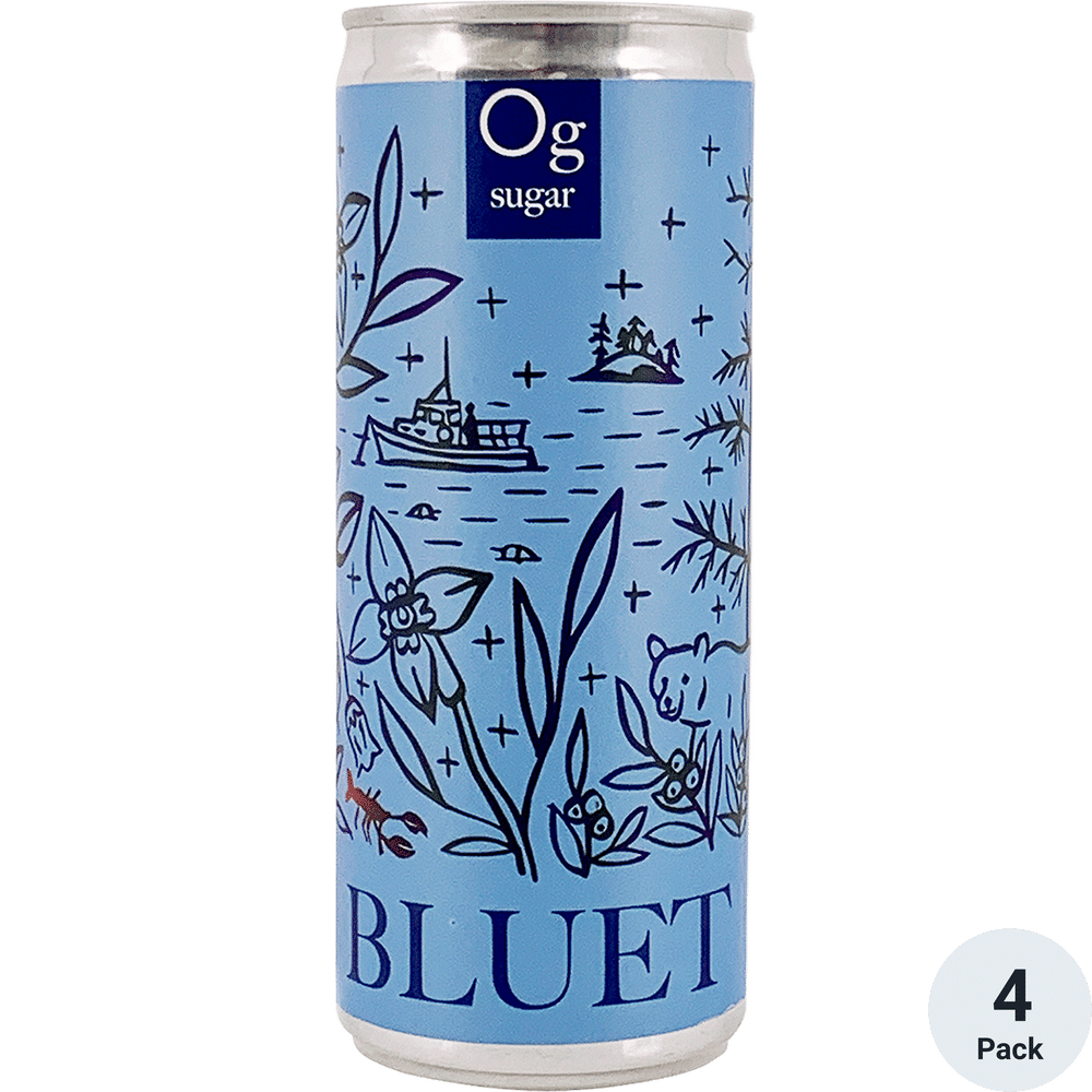 Bluet Wild Blueberry Sparkling Wine 4pk-250ml
