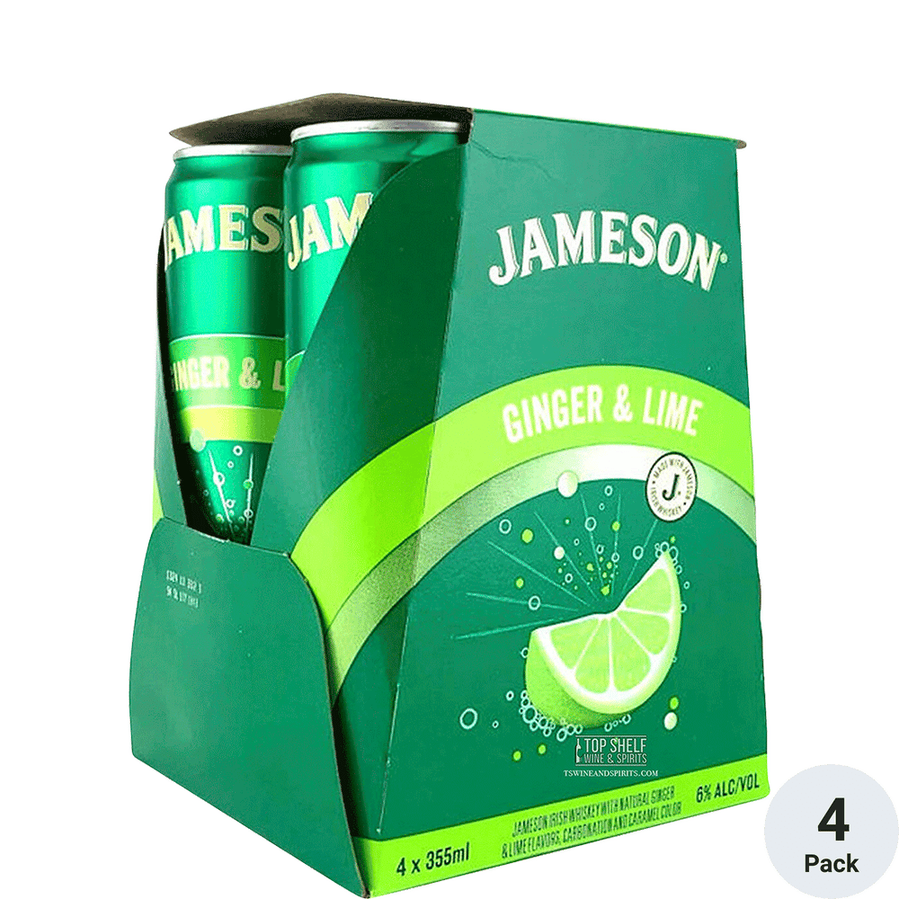 Jameson Ginger & Lime Cocktail 4pk-12oz Cans