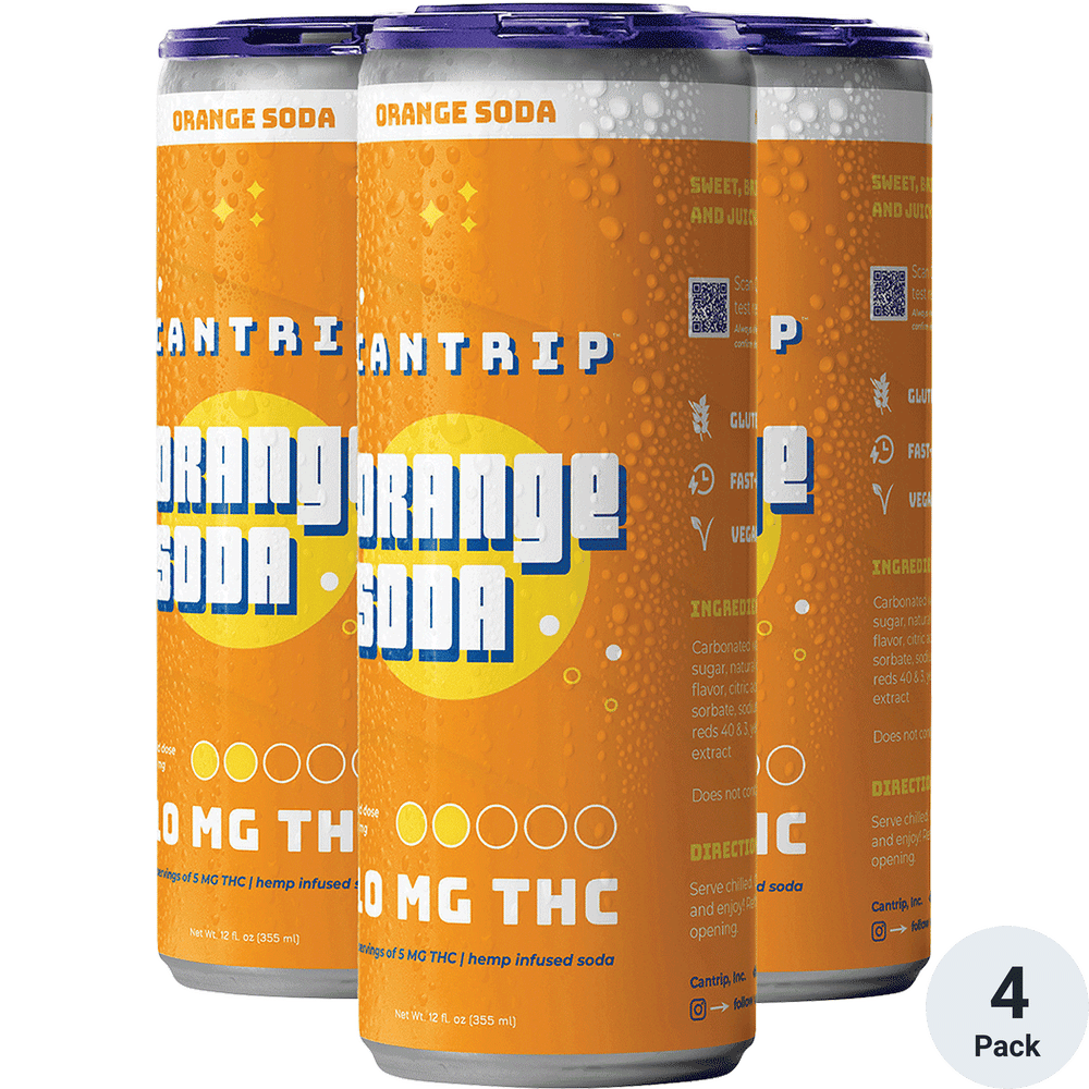 Cantrip THC 10mg Orange Soda Total Wine & More