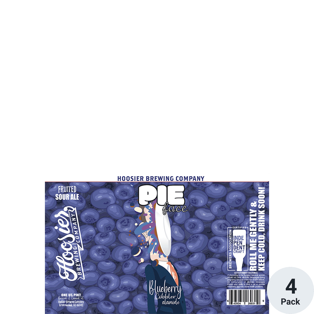 Hoosier Pie Face Blueberry Cobbler Alamode Total Wine & More