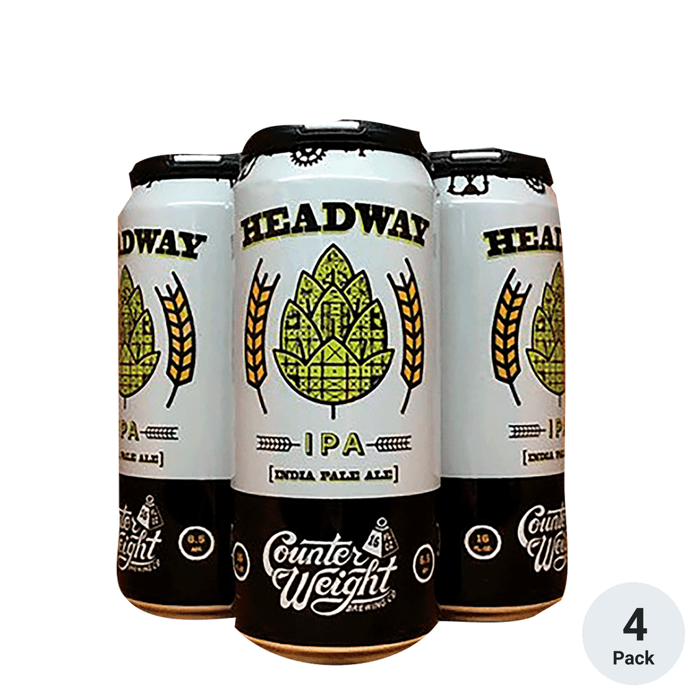 Counter Weight Headway IPA 4pk-16oz Cans