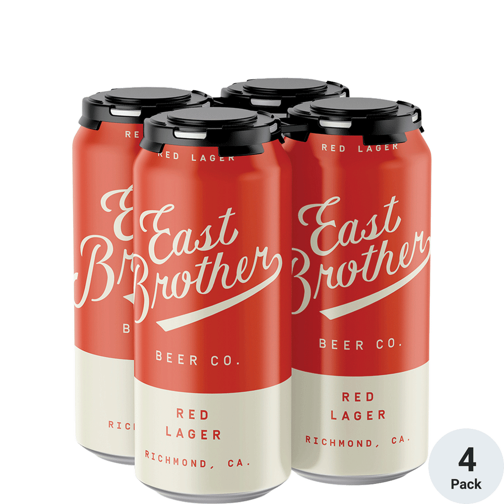 East Brother Red Lager 4pk-16oz Cans