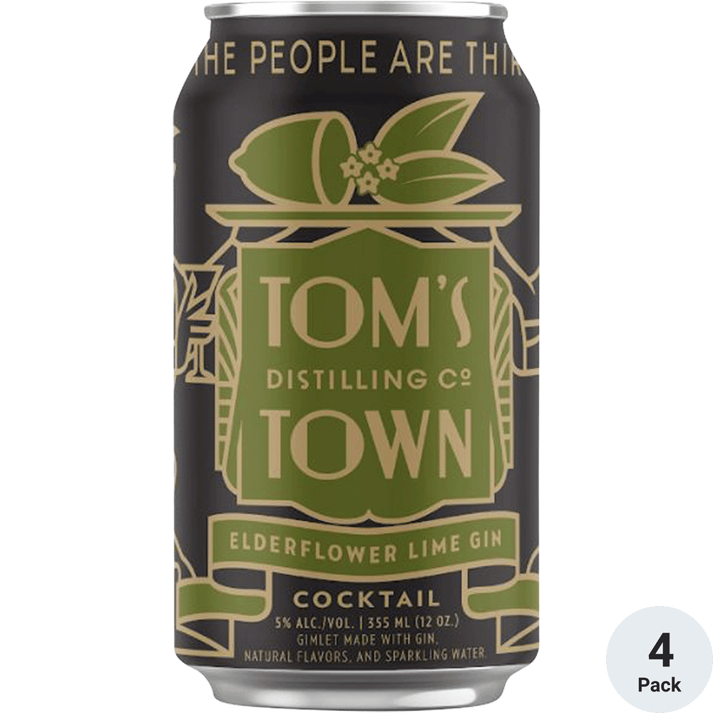 Tom's Town Elderflower Lime Gin Cocktails Total Wine & More