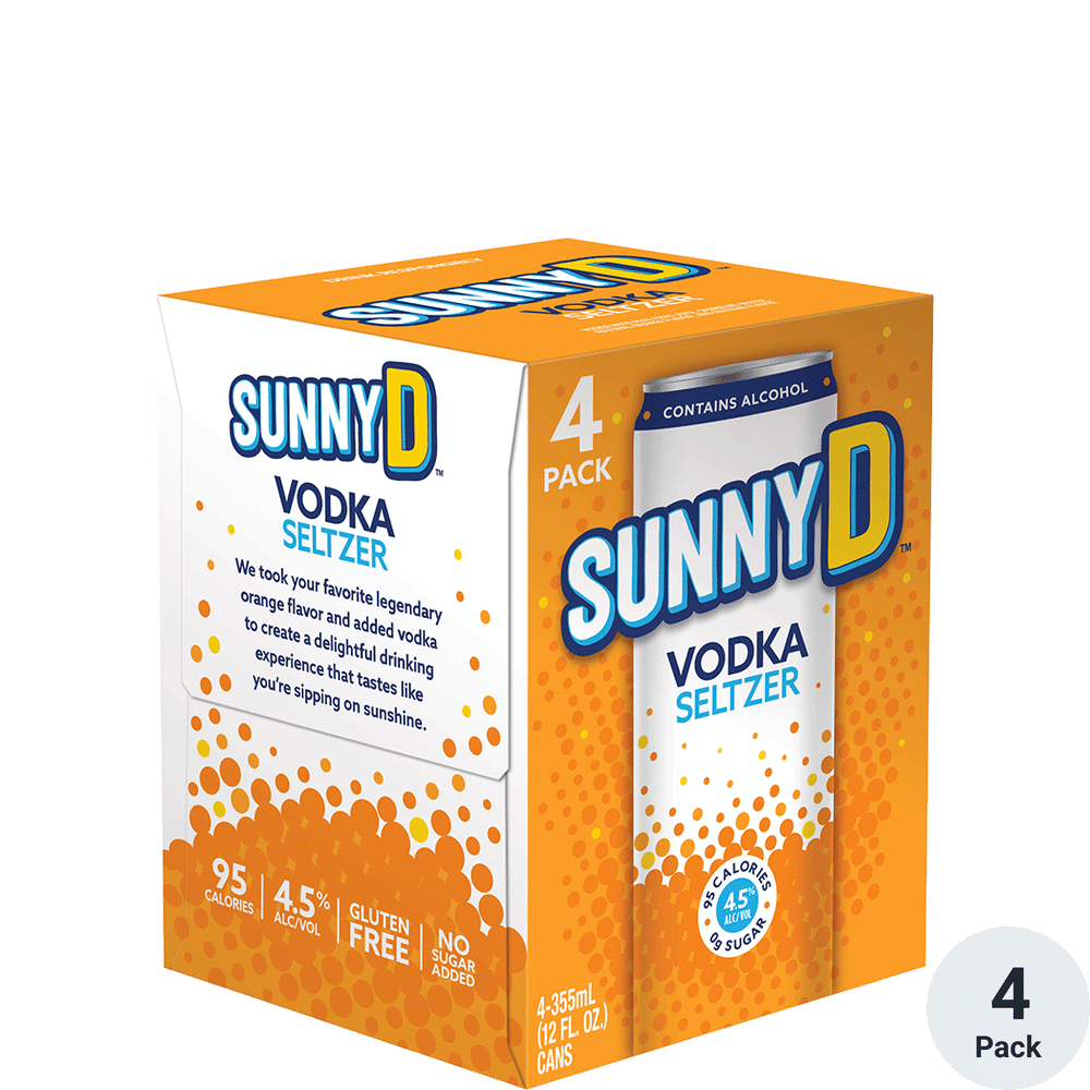 SunnyD Vodka Seltzer - Hard Seltzer