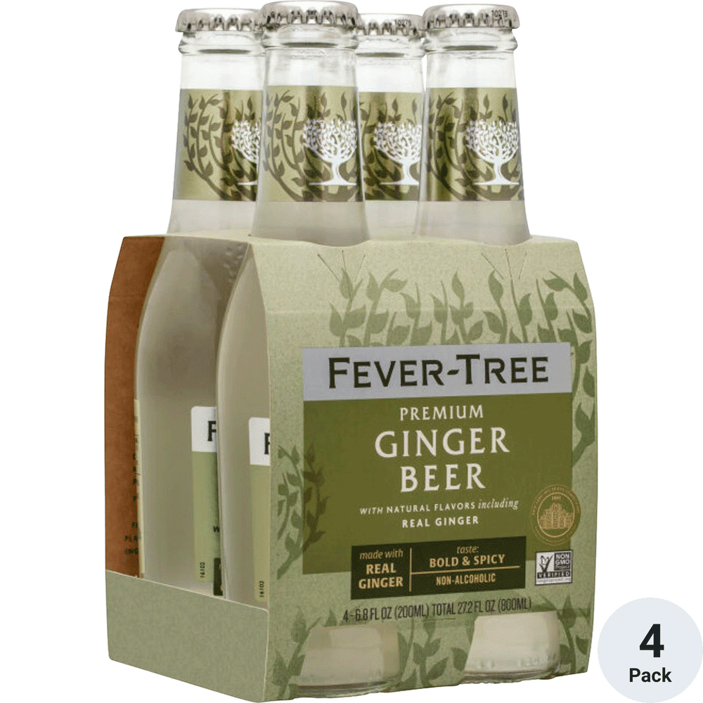 Fever Tree Ginger Beer 4pk -6.8oz Btl