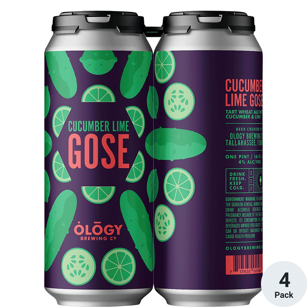 Ology Cucumber Lime Gose 4pk-16oz Cans