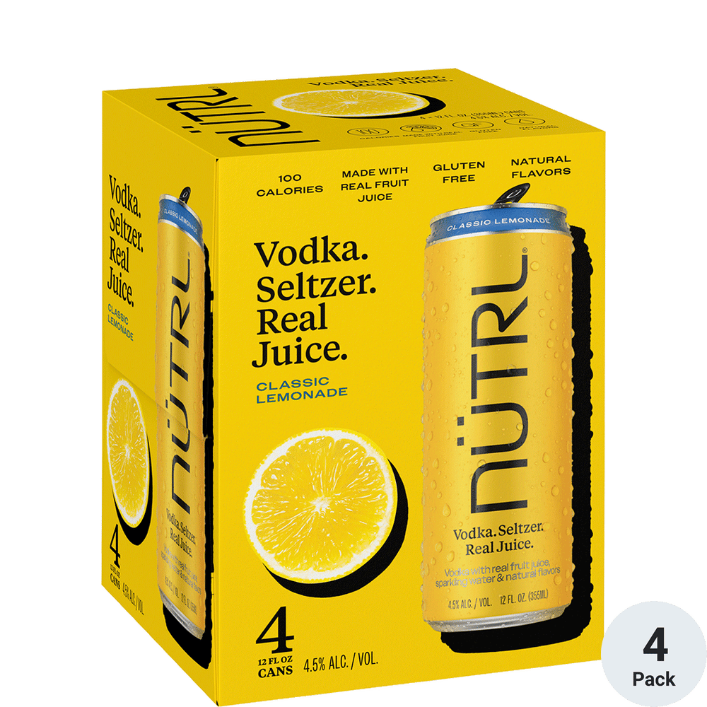 Nutrl Lemonade Hard Seltzer | Total Wine & More