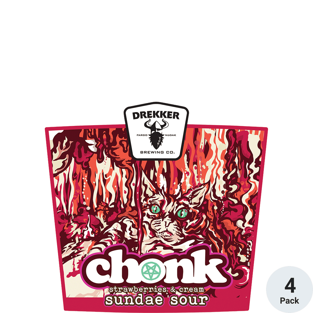 Drekker Chonk Strawberries & Cream 4pk-16oz Cans