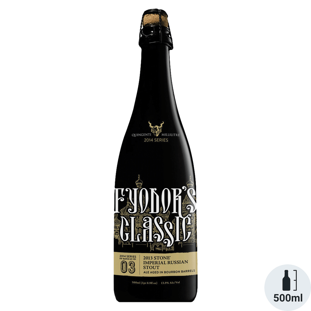 Stone Fyodor's Classic 2013 Imperial Russian Stout aged in Bourbon Bar