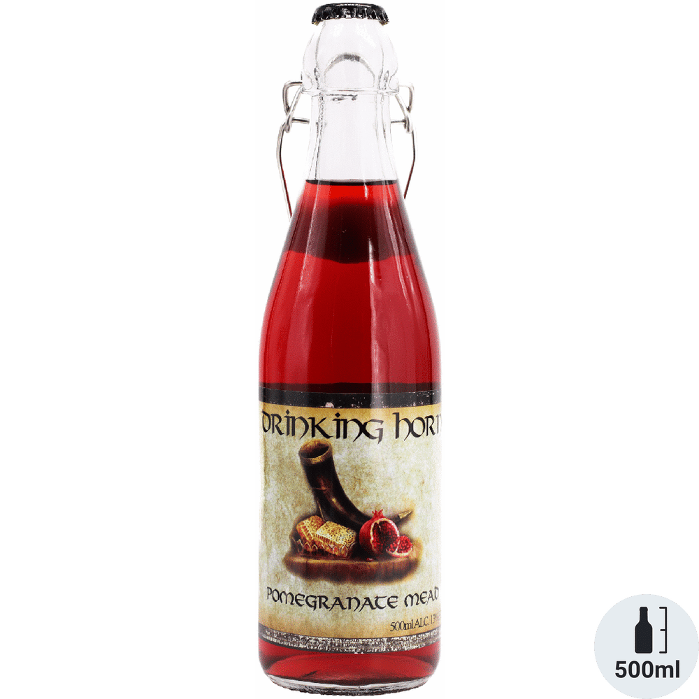 Drinking Horn Pomegranate Mead