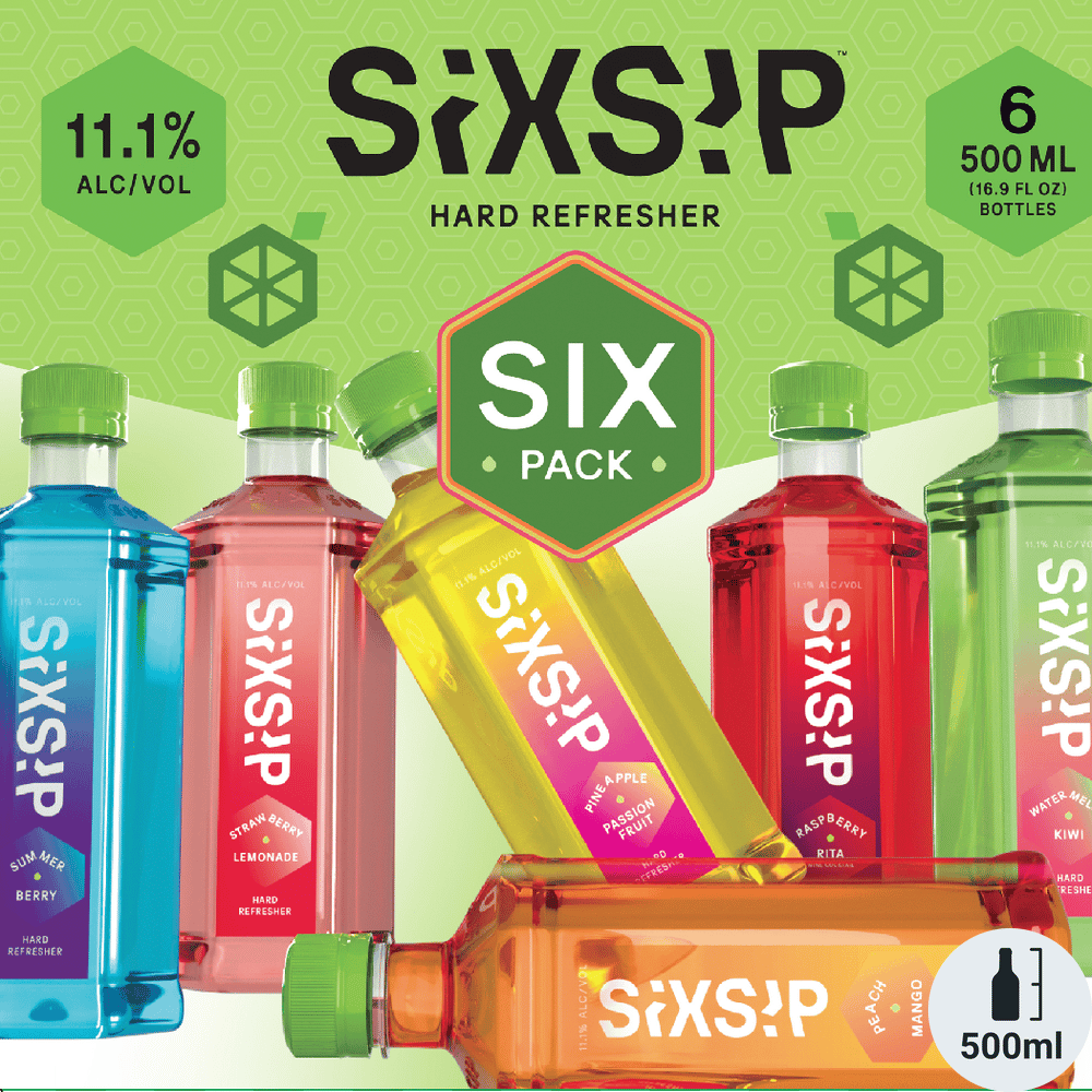 SIXSIP Hard Refresher Variety Pack
