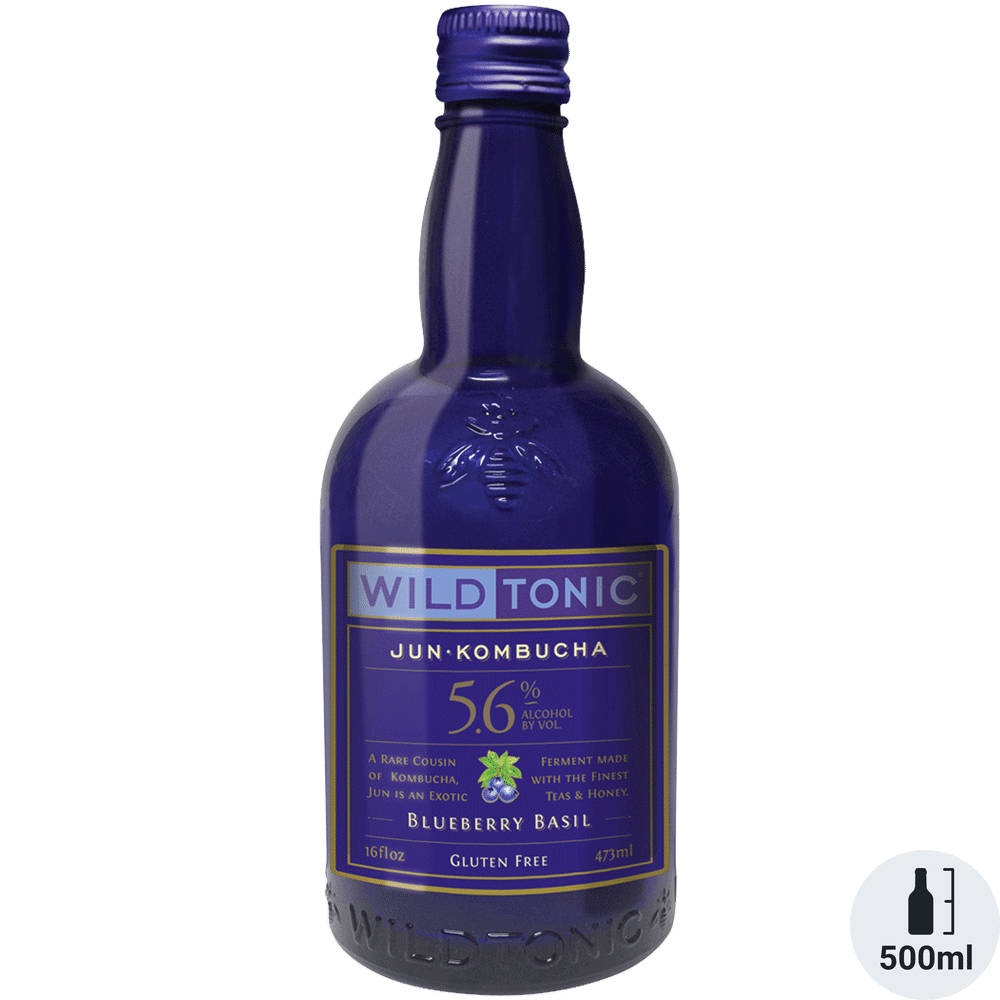 Wild Tonic Kombucha  Blueberry Basil 500ml