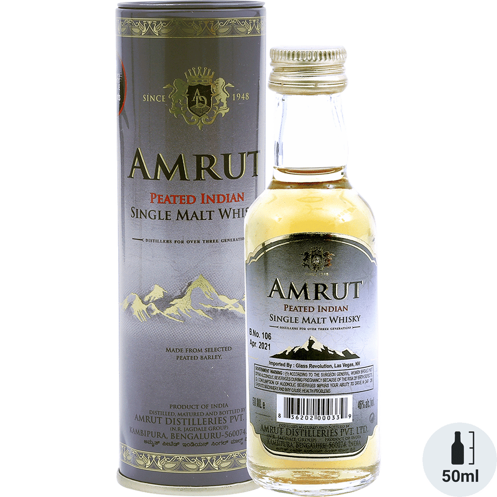 Amrut Peated Single Malt Indian Whisky