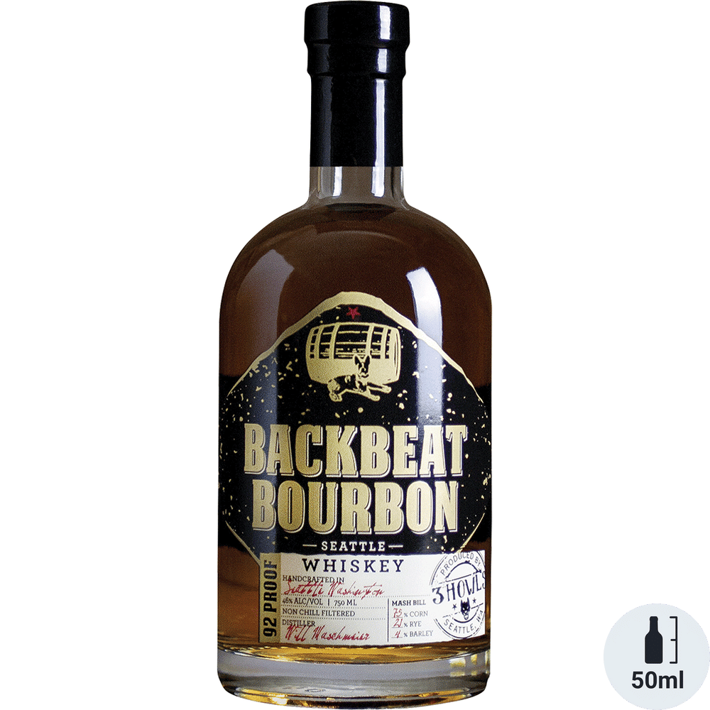 【3 Howls】バックビートバーボン BACKBEAT BOURBON 3 Howls Backbeat Bourbon | Total Wine & More