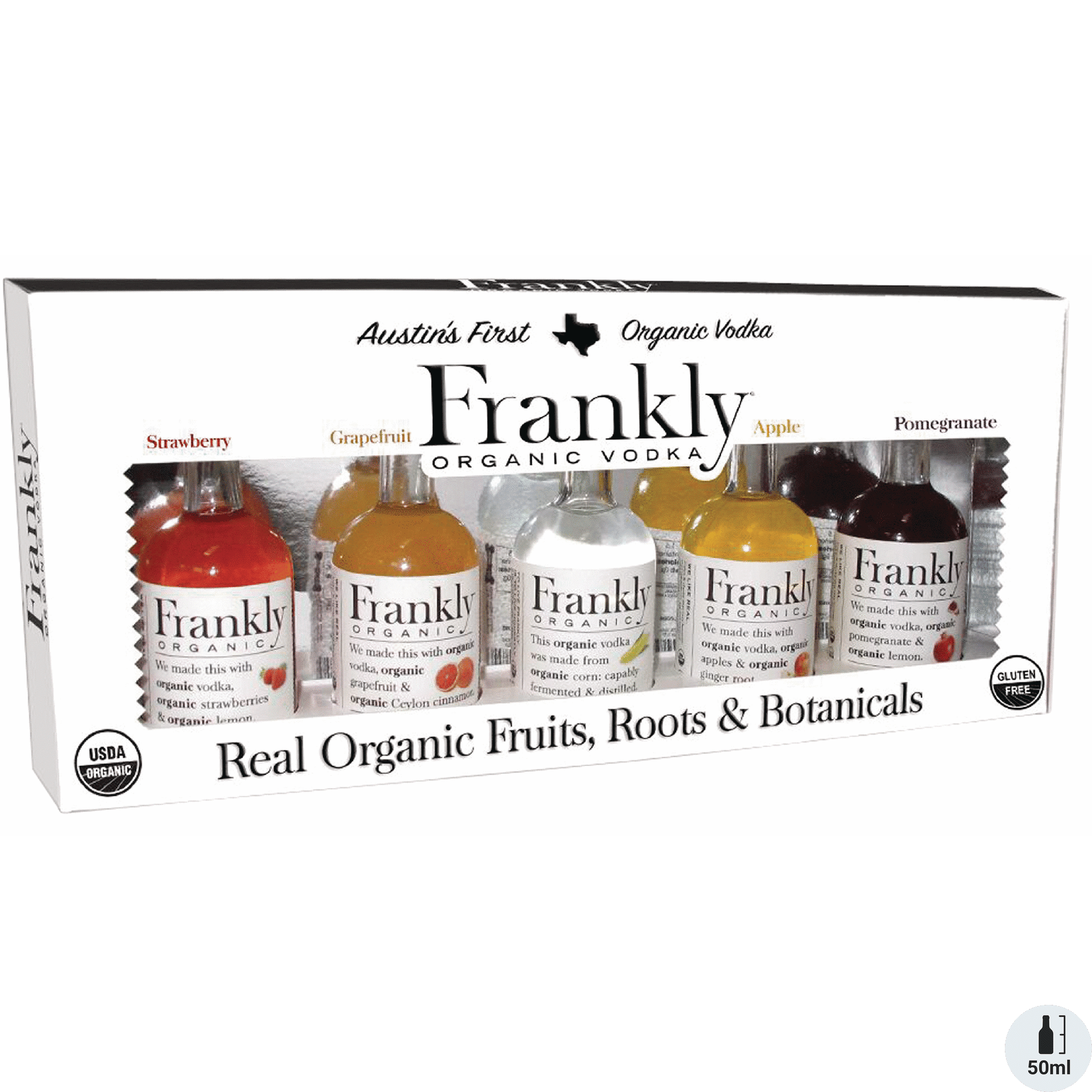 Frankly Organic Vodka Variety Pack
