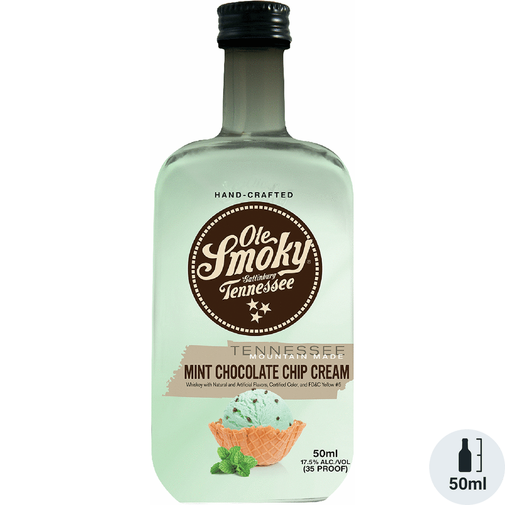 Ole Smoky Tennessee Whiskey Mint Chocolate Chip Cream