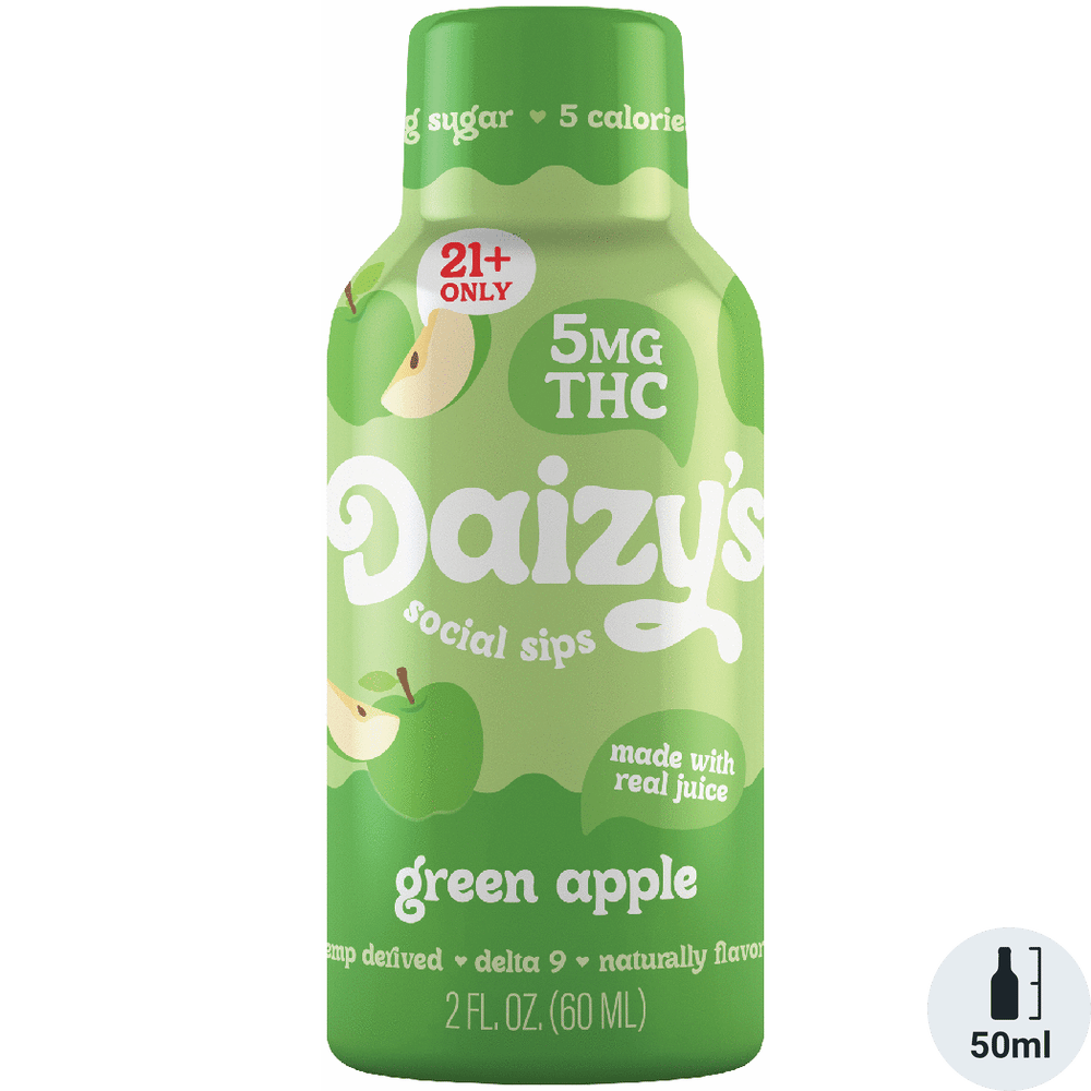 Daizy's THC 5mg Green Apple Mini