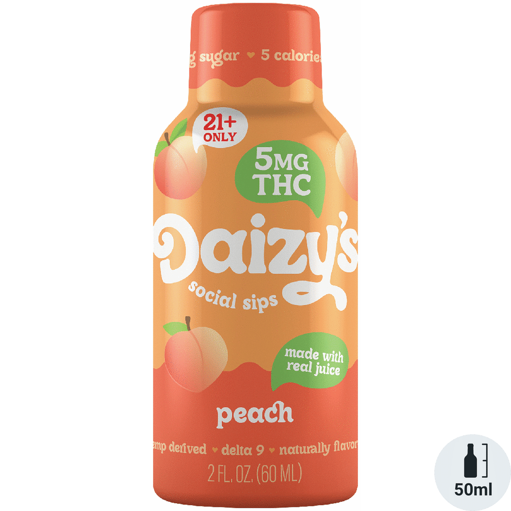 Daizy's THC 5mg Peach Mini