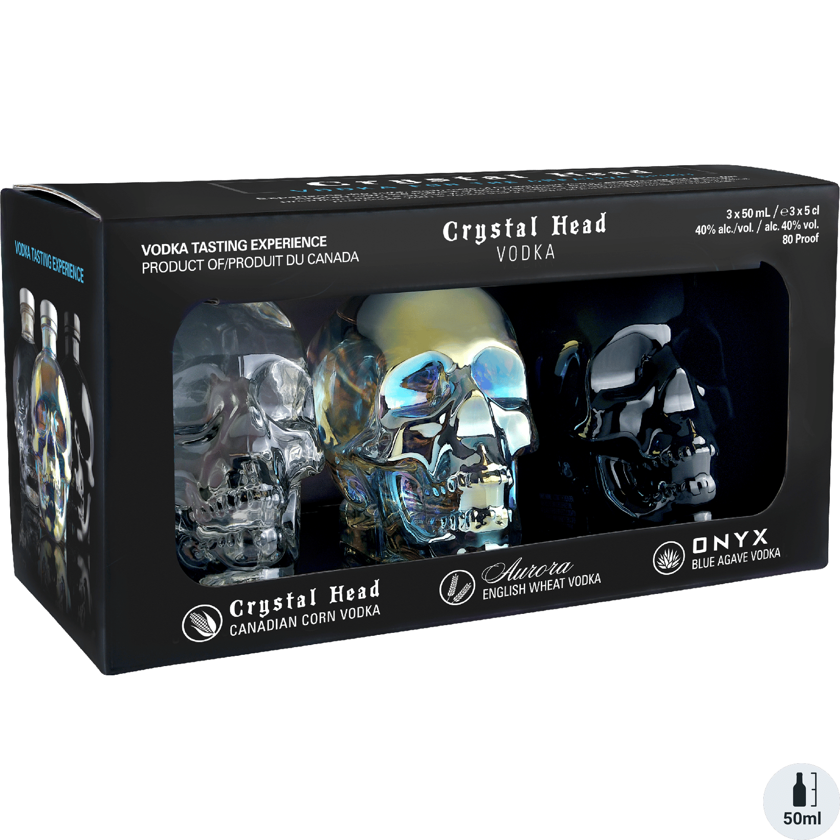 Crystal Head Vodka 50ml Gift Set