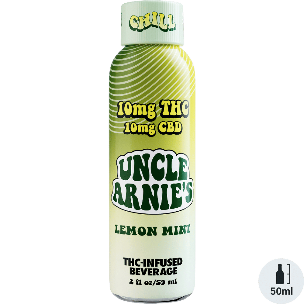 Uncle Arnie's THC 10mg Lemon Mint Mini | Total Wine & More