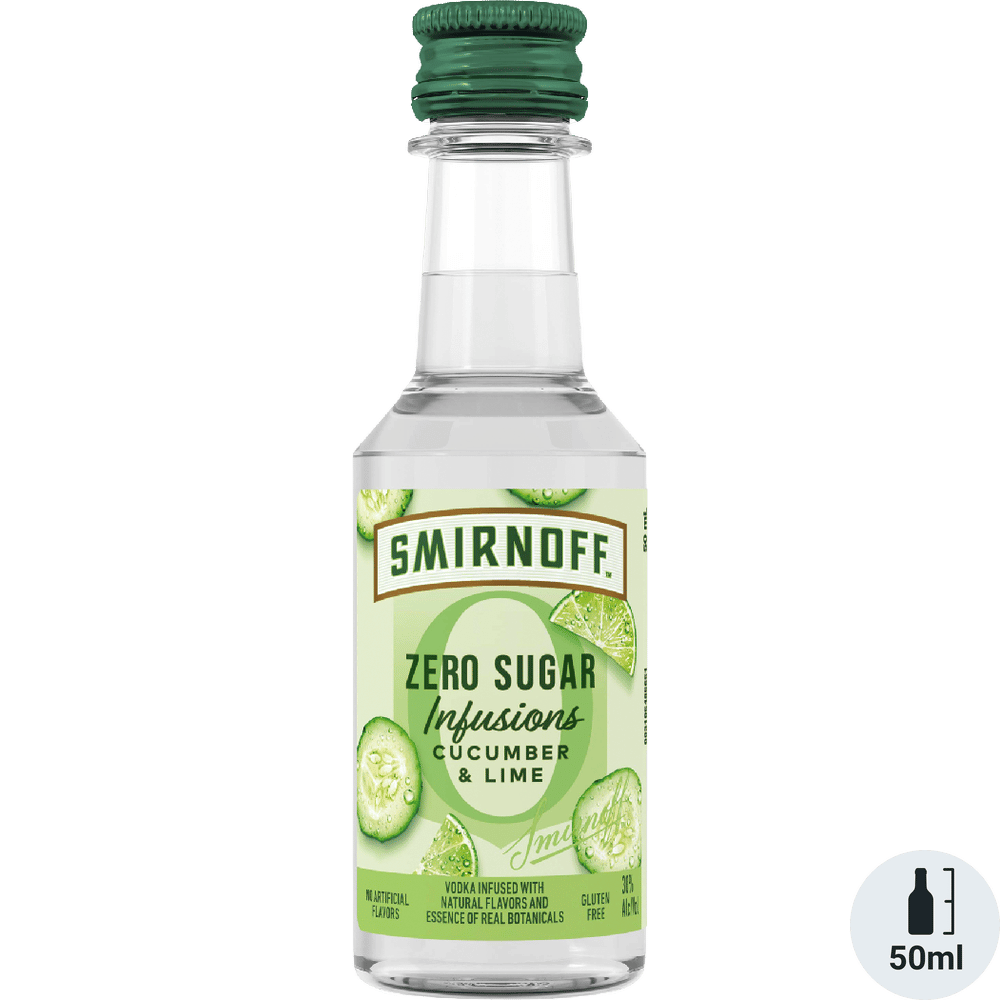 Smirnoff Zero Sugar Infusions Cucumber & Lime Vodka