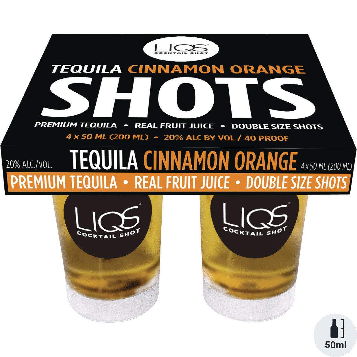 LIQS Tequila Cinnamon Orange