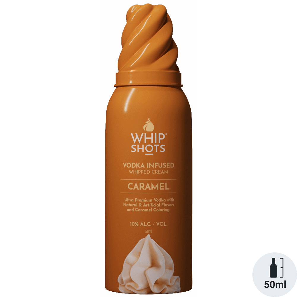 Whip Shots Caramel Vodka Infused Whipped Cream