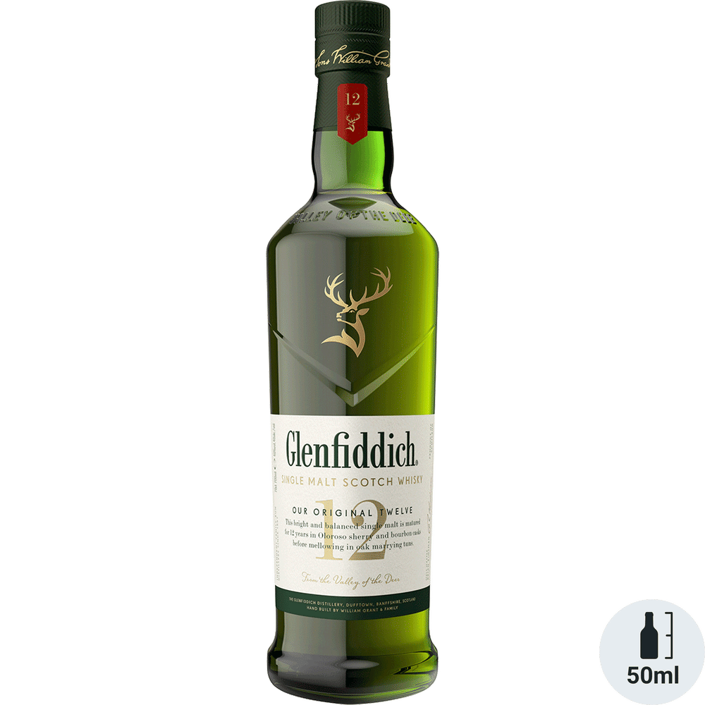 Glenfiddich 12 Year Old Single Malt Scotch Whisky