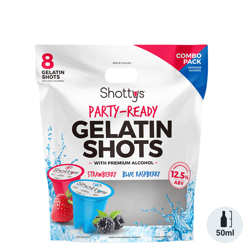 Shottys Combo Wine Strawberry and Blue Raspberry