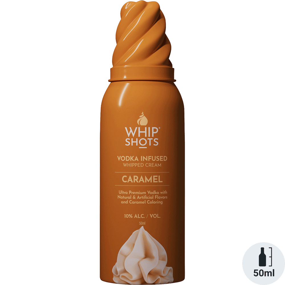 Whip Shots Caramel Vodka Infused Whipped Cream 50ml