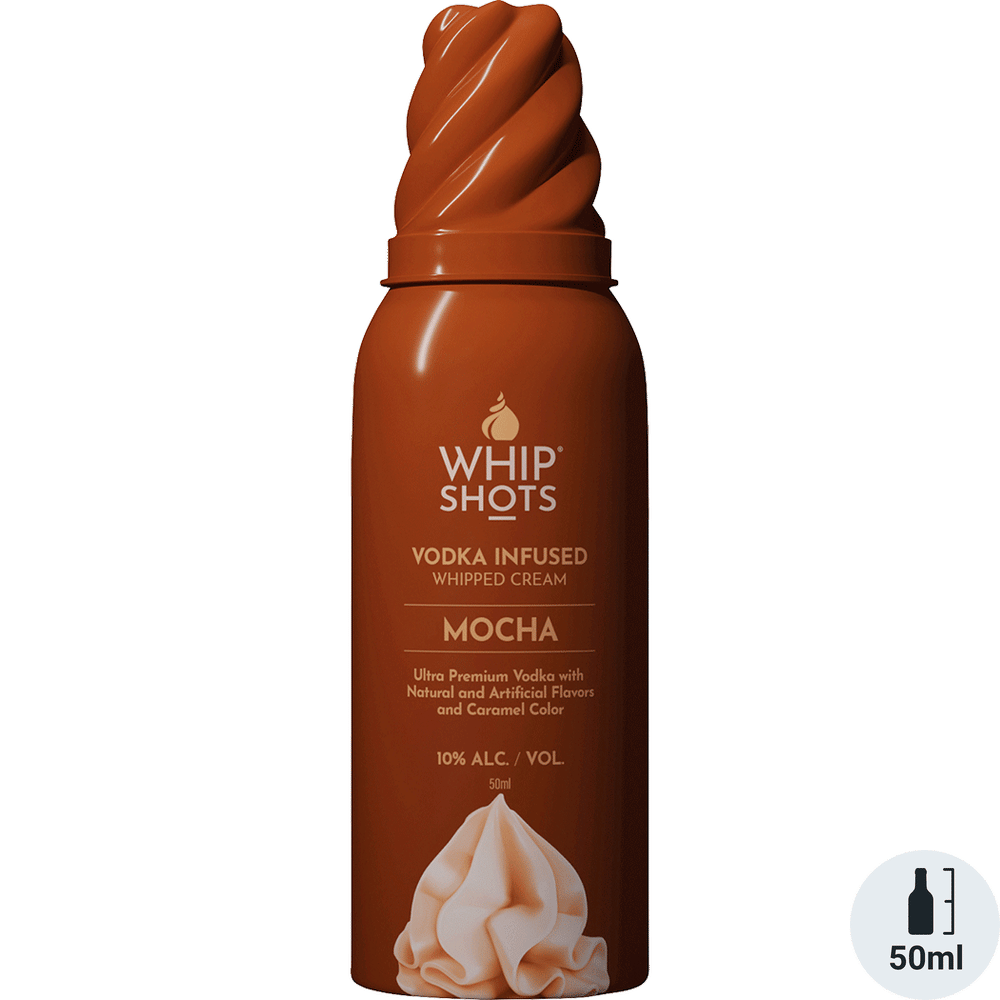 Whip Shots Mocha Vodka Infused Whipped Cream 50ml