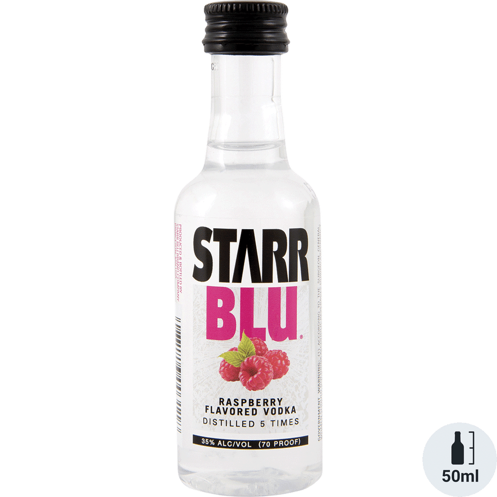 Starr Blu Vodka Raspberry 50ml