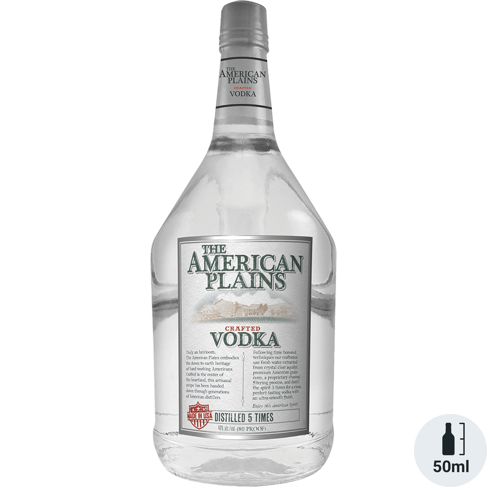 The American Plains Vodka 50ml