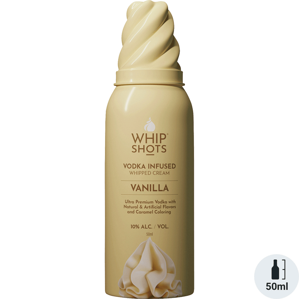 Whip Shots Vanilla Vodka Infused Whipped Cream 50ml