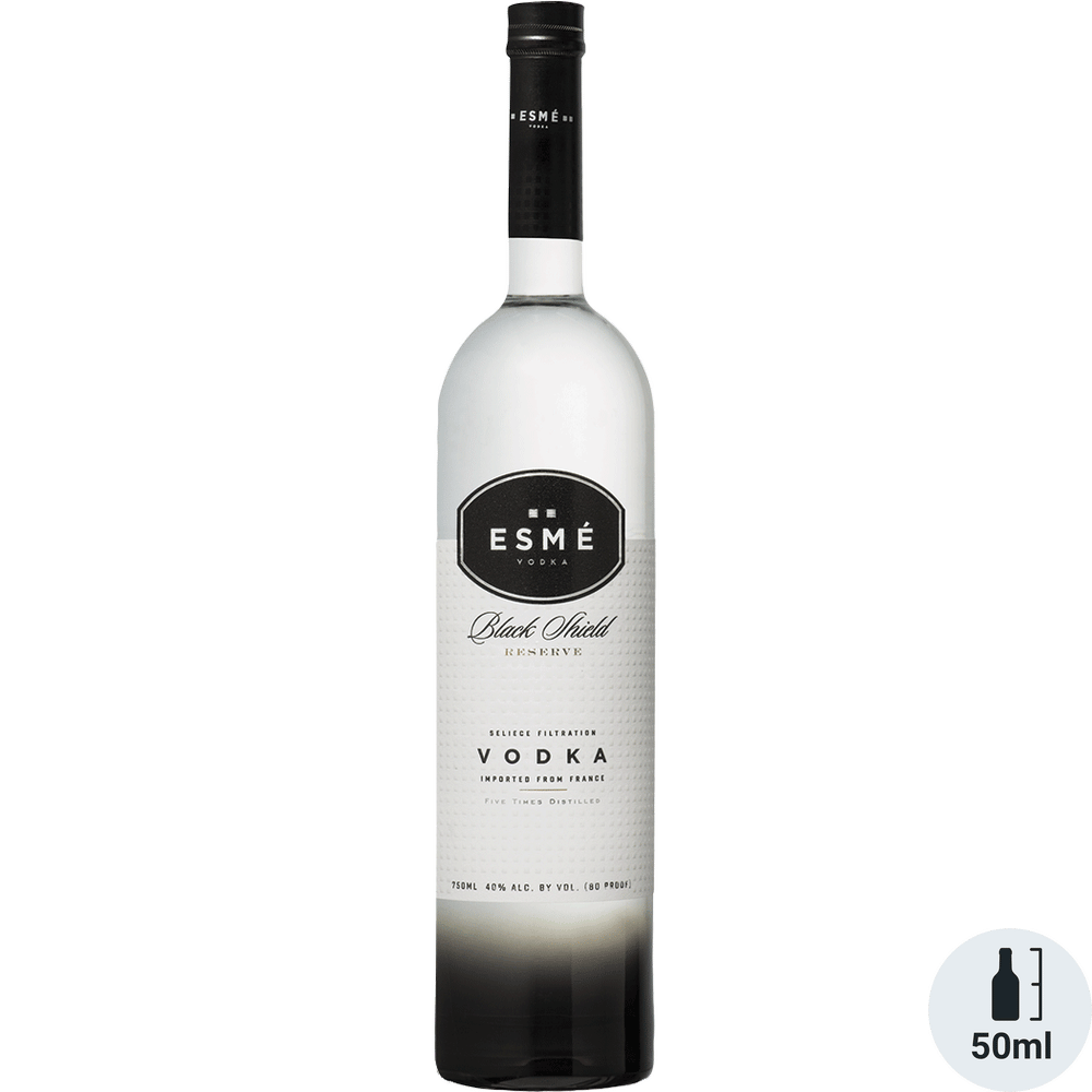 Esme Black Shield Vodka 50ml