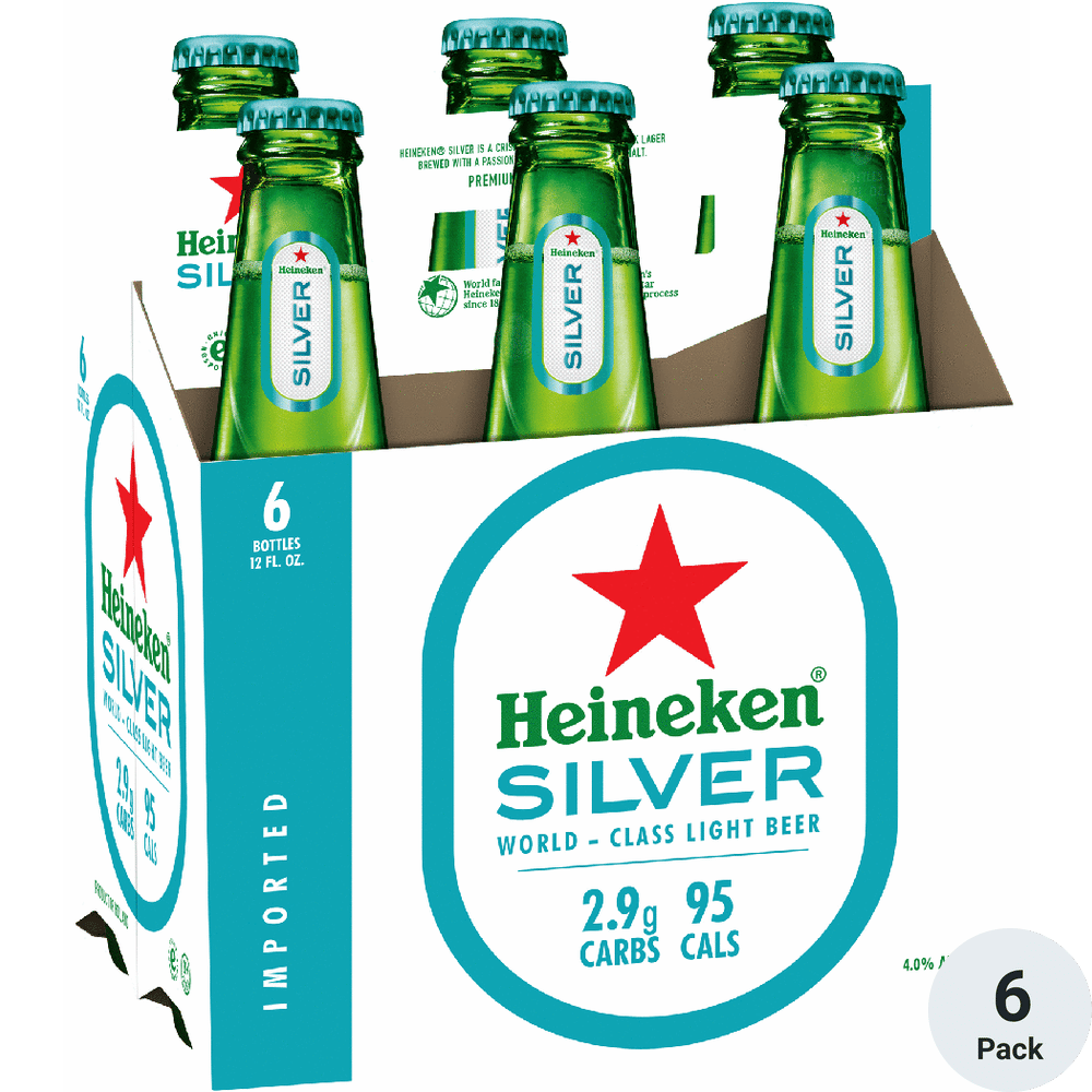 Heineken Silver Import Lager Beer