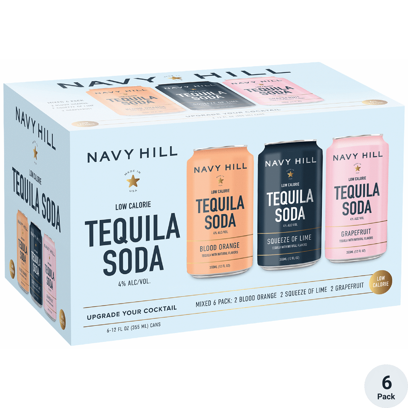 Navy Hill Tequila Soda Variety Pack
