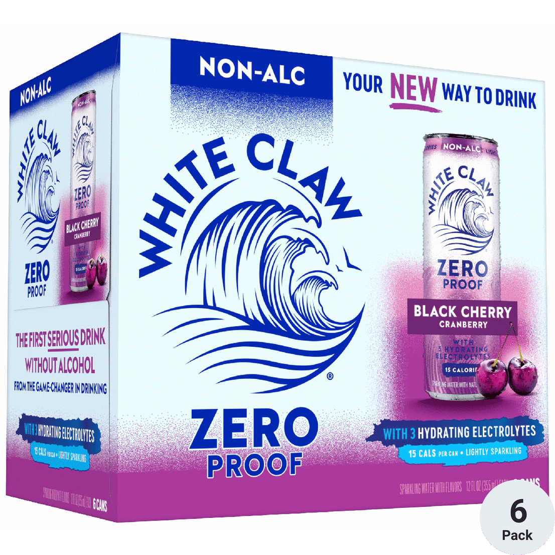 White Claw Non-Alcoholic 0% Black Cherry Cranberry