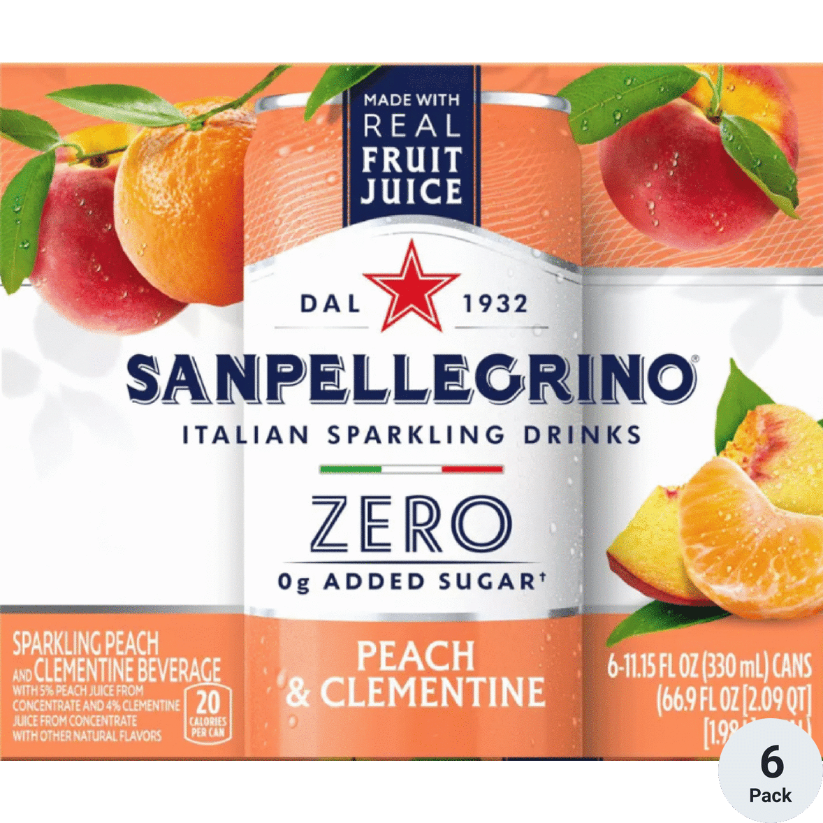 San Pellegrino Zero Peach Clementine