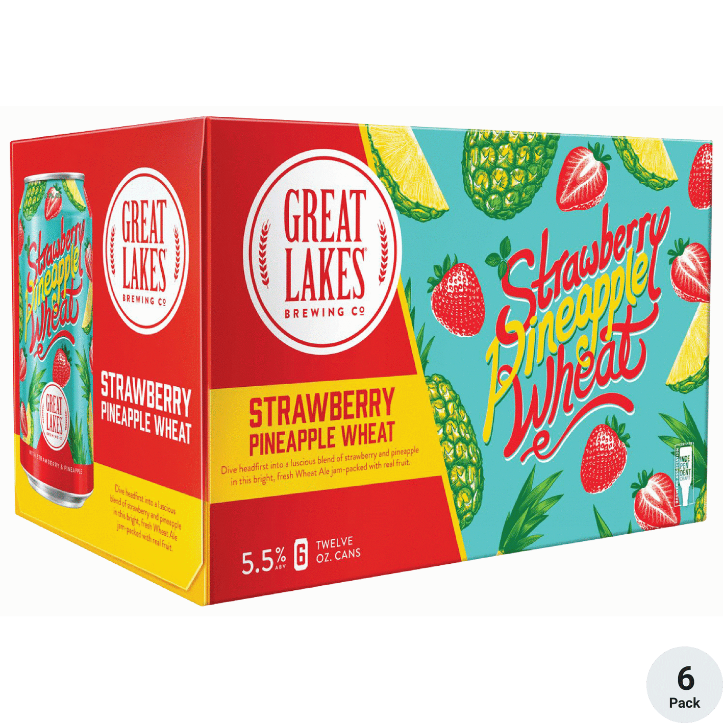 Great Lakes Strawberry Pineapple Wheat | Total Wine & More
