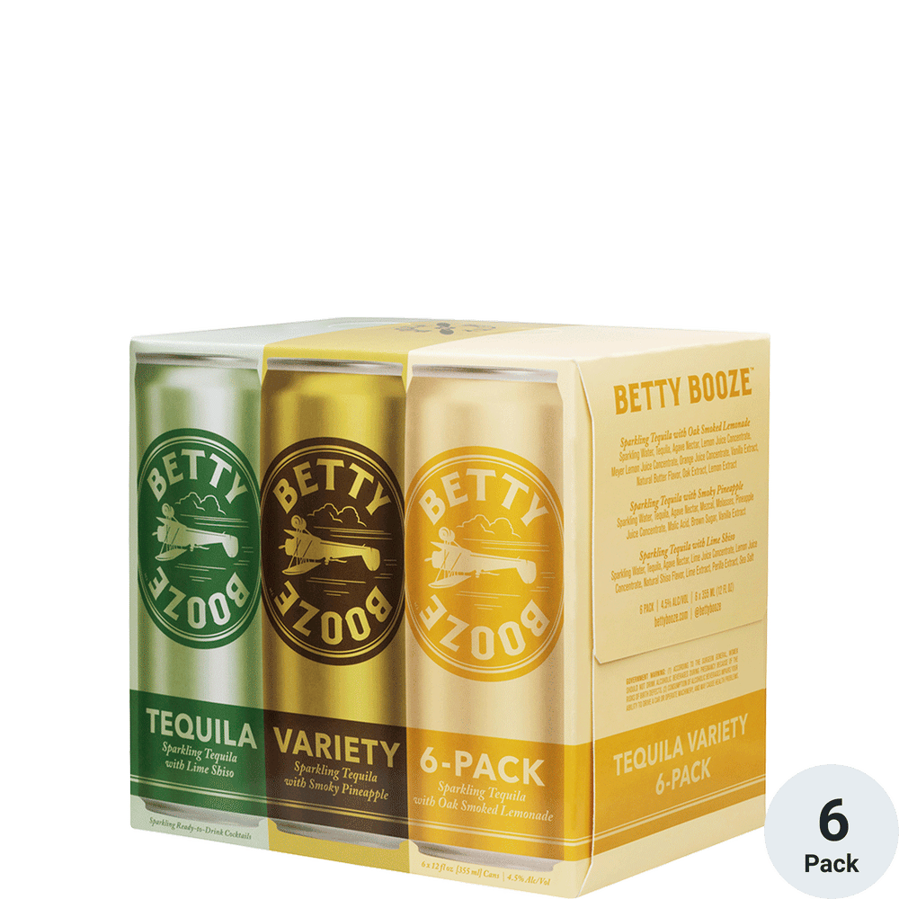 Betty Booze Sparkling Tequila Variety