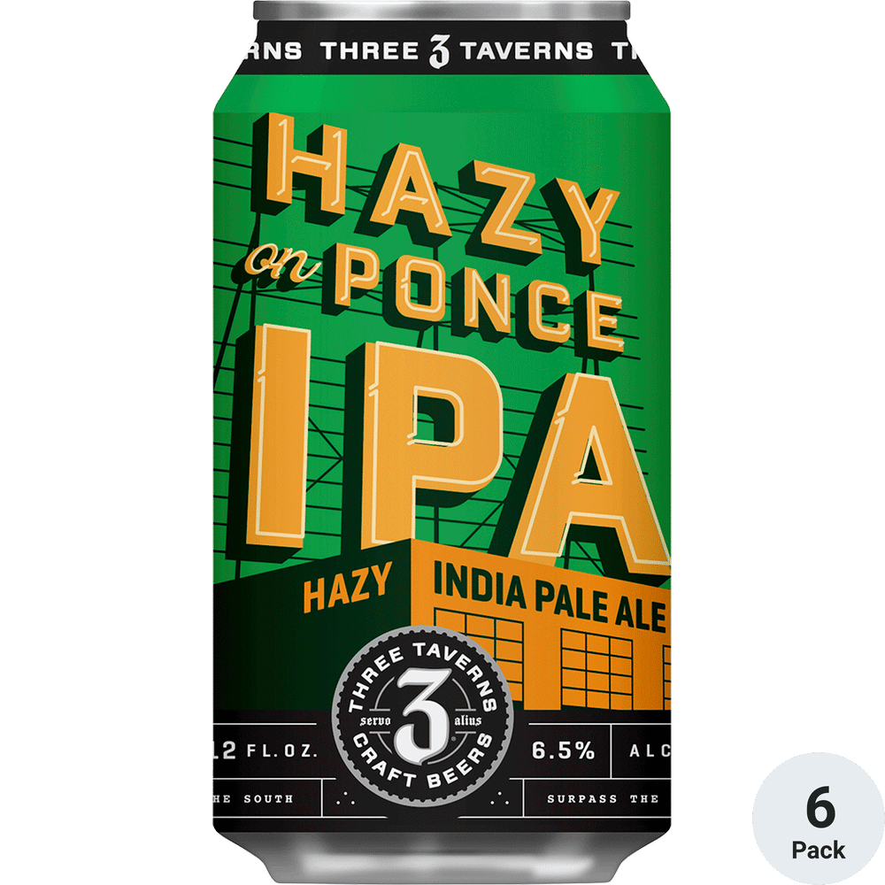 Three Taverns Hazy On Ponce IPA
