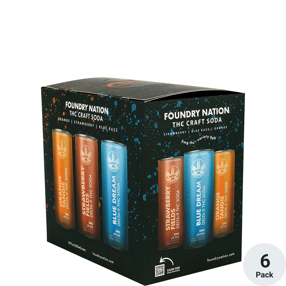 Foundry THC 5mg Soda Variety Pack