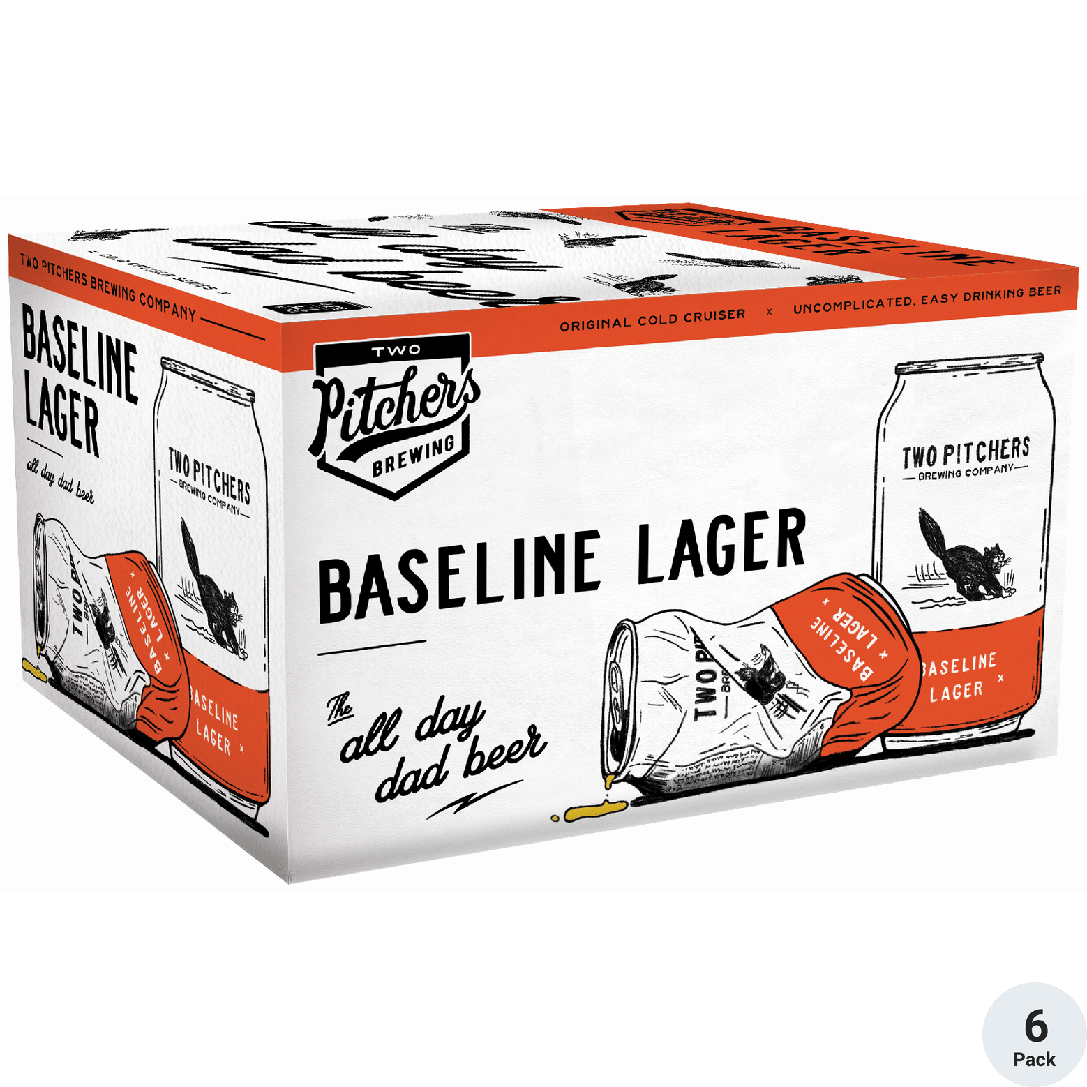 Two Pitchers Baseline Lager