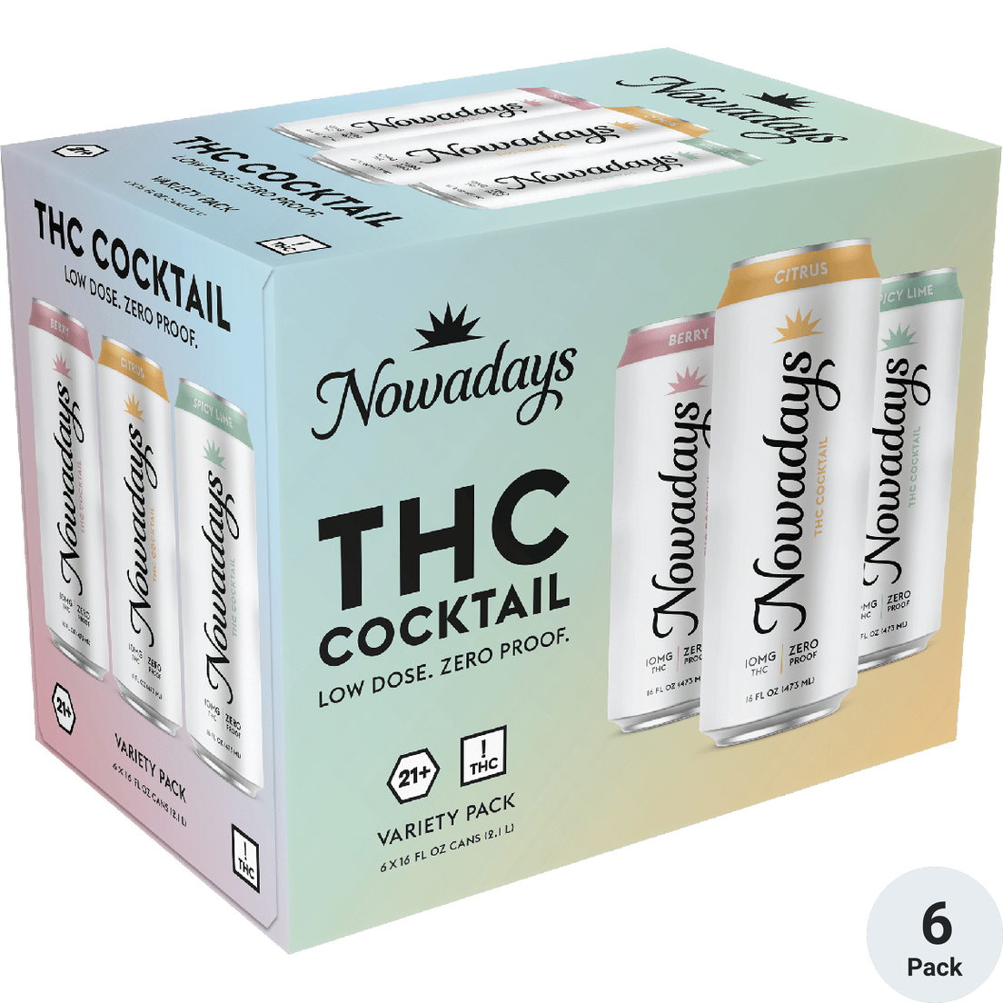 Nowadays THC 10mg Variety Pack