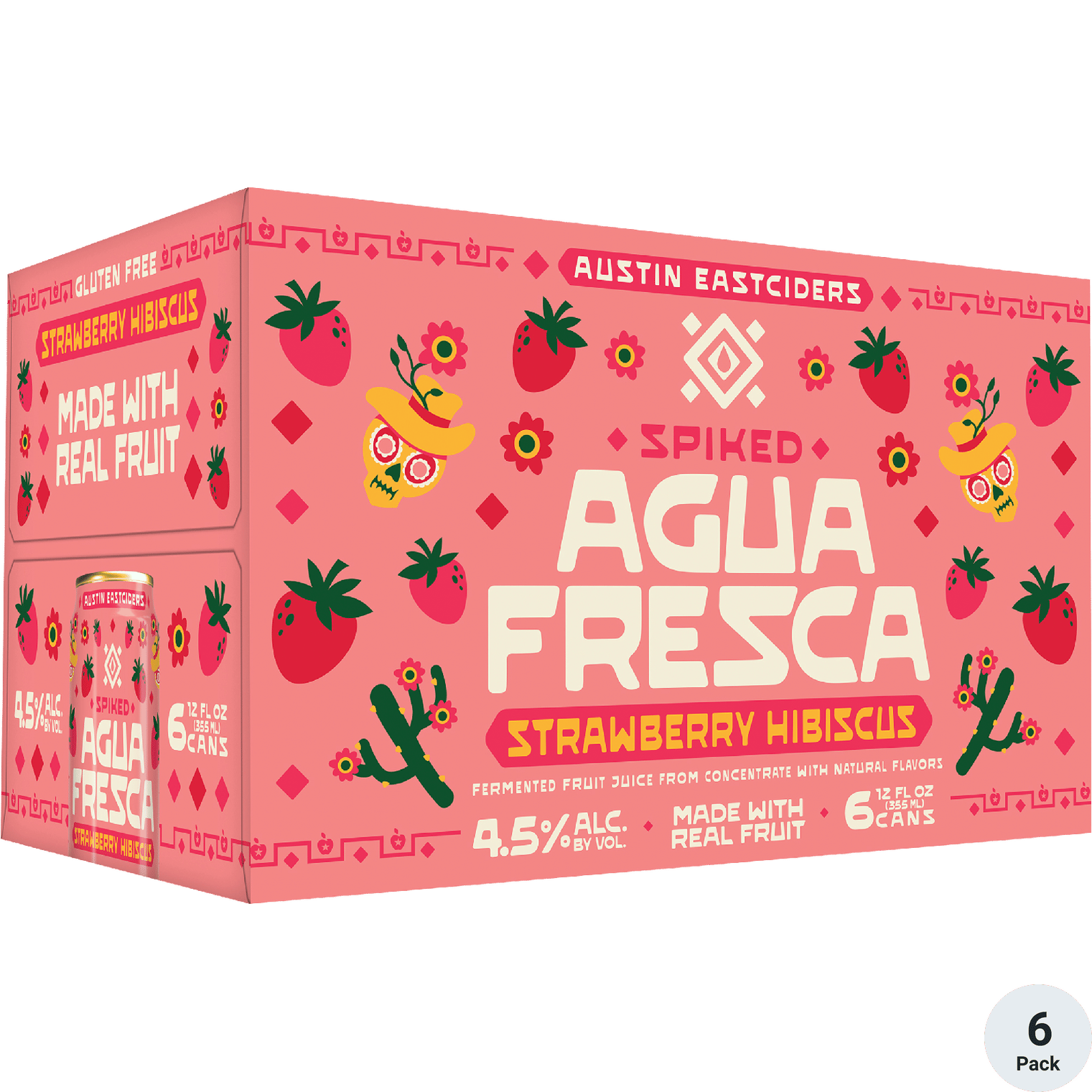 Austin Eastciders Agua Fresca Strawberry Hibiscus